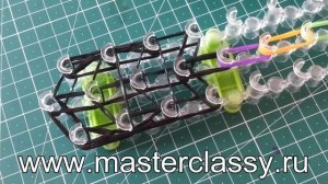 Rainbow Loom Charms. Гитара из резиночек: лучшее видео