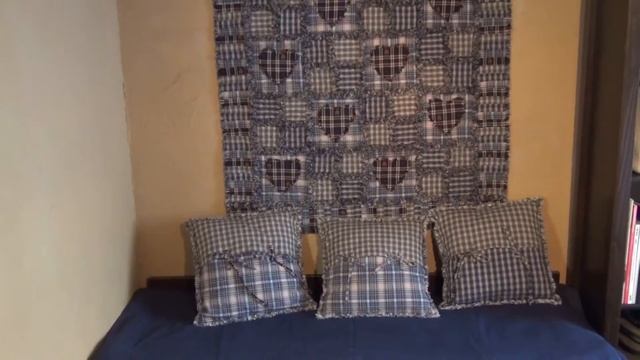 Квилт панно в технике Rag Quilt Сердце Тедди (комплект) смотреть онлайн