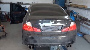 Прямоточный выхлоп на infiniti M35S