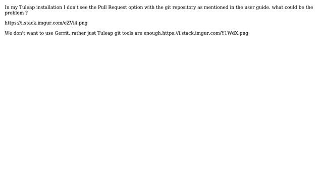 Tuleap git pull request
