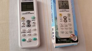 universal a/c remote k-1028e