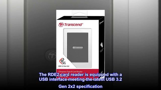 CFexpress Type-B-Card Reader, USB 3.2 TS-RDE2 смотреть онлайн