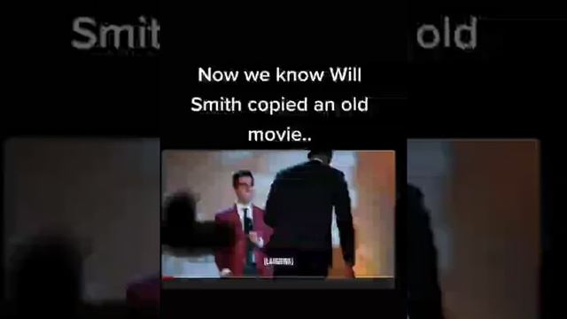 NOW WE KNOW WILL SMITH COPIED AN OLD MOVIE..... MEANING THE SLAP WAS STAGED смотреть онлайн