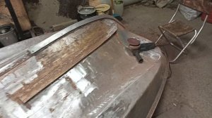 Покраска лодки