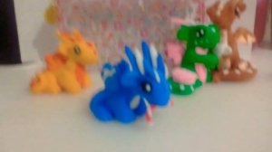 Драконы из лёгкого пластилина+ я вернулась.