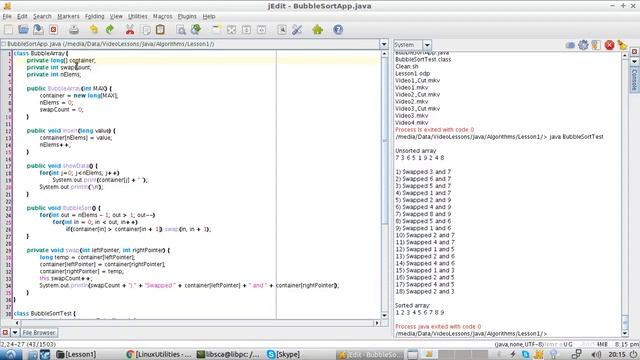 Algorithms In Java | Bubble Sort | Full Code Shown смотреть онлайн