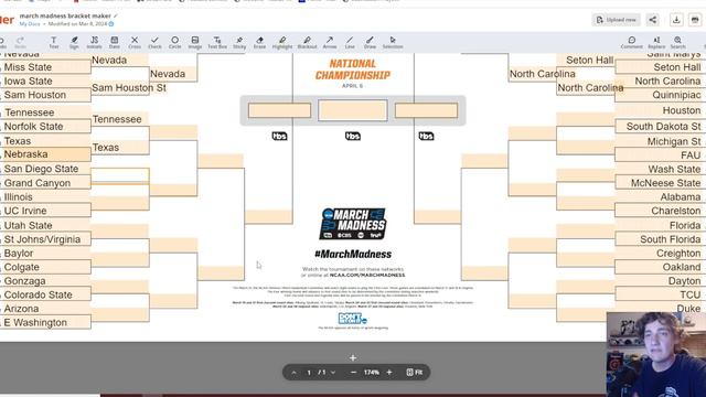 Filling Out Joe Lunardi’s BRACKETOLOGY! Full MARCH MADNESS PREDICTIONS! смотреть онлайн