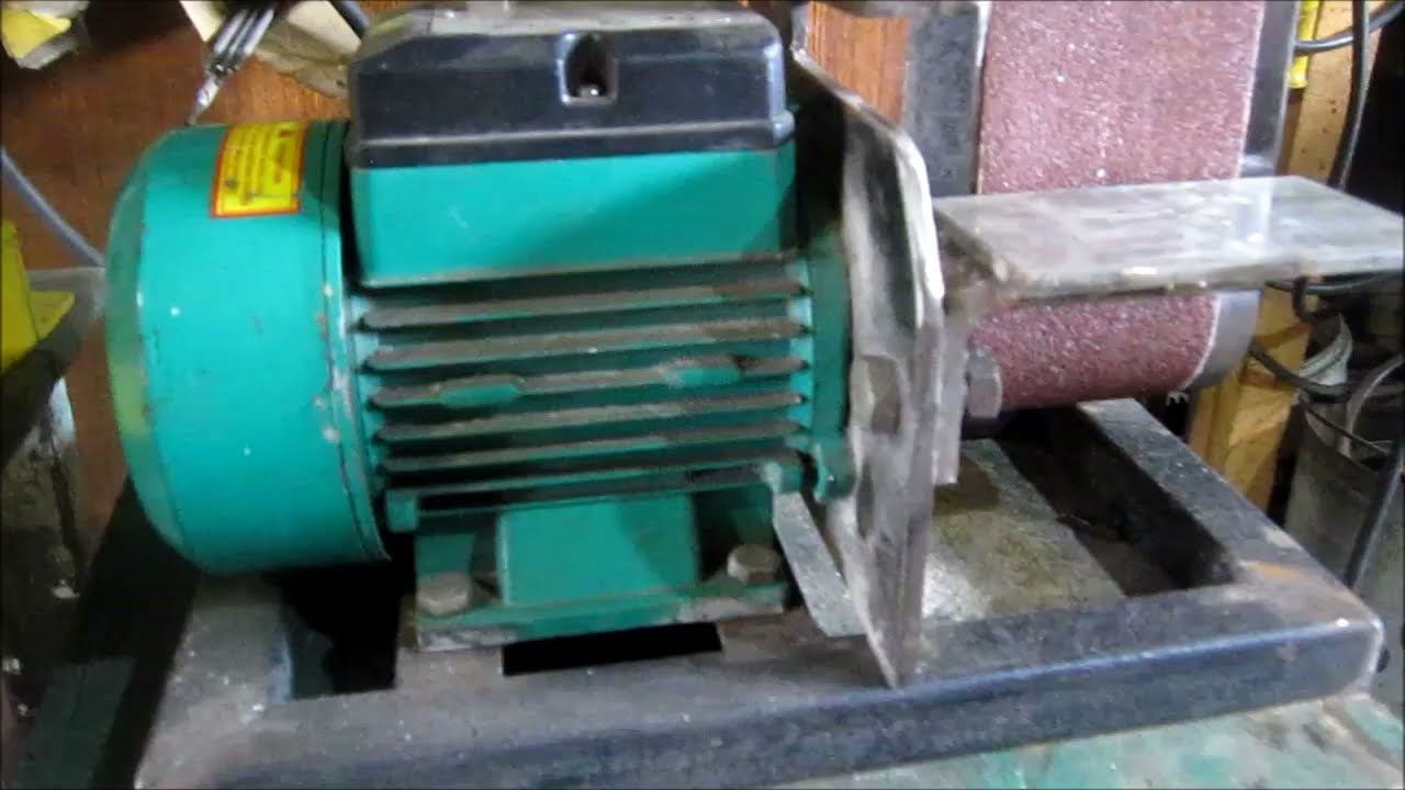 ГРИНДЕР самодельный. ШЛИФОВАЛЬНЫЙ СТАНОК. смотреть онлайн