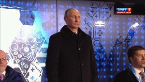 Гимн России на церемонии открытия Паралимпиады в Сочи 2014