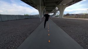 Красивый слалом на роликах Flying Eagle Drift от Сергея Козлова