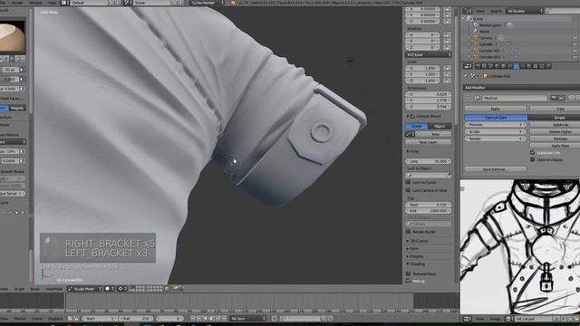 Моделирование персонажа в Blender. Часть первая — хайпольная смотреть онлайн