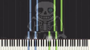 Megalovania - Undertale | Piano tutorial | Medium