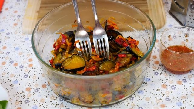 Салат с Баклажанами ? ОБАЛДЕНННАЯ ЗАКУСКА смотреть онлайн