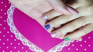 Маникюр на лето | Детский маникюр | Как пользоваться лентой для ногтей | Обычный лак Dance legend