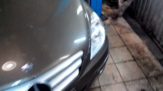 Ремонт заднего бампера и парктроников MB B180 смотреть онлайн