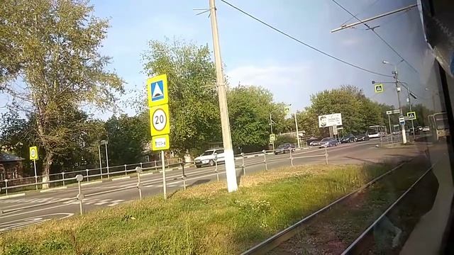 Поездки #55 Трамвай 1 (Коломна) (Советская пл - Голутвин) 2 августа 2021 смотреть онлайн