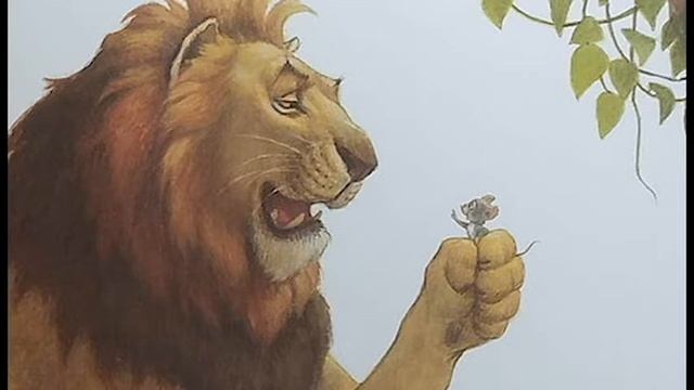 Лев и Мышь.Классические сказки на ночь. Иллюстрации Скотта Густафсона смотреть онлайн