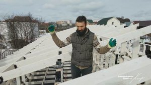 1. Каркас дома | Север 73 и 98 | Сборка домокомплекта за 4 дня, дом на 100 м²