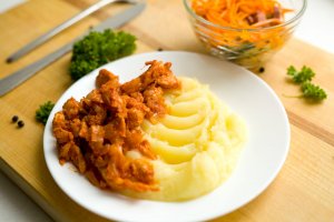 Как правильно жарить мясо. Вкусная свинина с имбирем.