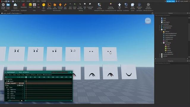 Туториал по роблокс студио (анимация лица) смотреть онлайн