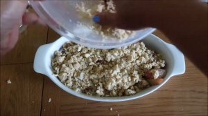 Healthy Plum Crumble ( Dem licious )