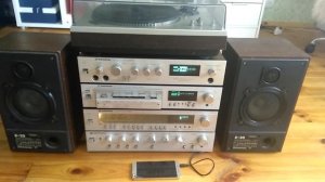 Стойка Радиотехника Radiotehnika. Усилитель, Тюнер, Магнитофон. Цена 1200 грн.