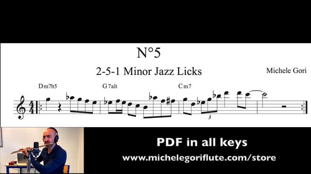 Jazz Flute Licks | 2-5-1 Minor смотреть онлайн