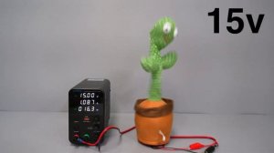 What Happens Apply HIGH VOLTAGE to Electric Toys? (Dancing Cactus)