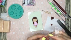 Кавайные девочки. Полимерная глина. Силиконовый молд / Making kawaii girls. Polymer clay tutorial