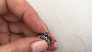 #Оплетение риволи бисером / #DIY / (2019)
