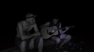 Чёрный Кофе - Звёздный водоём (кавер на Полянке р. Мощунка 30.06.2017)