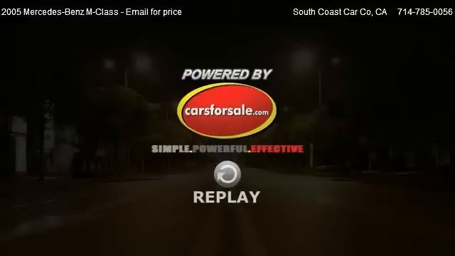 2005 Mercedes-Benz M-Class ML350 - for sale in Santa Ana, CA 92703 смотреть онлайн
