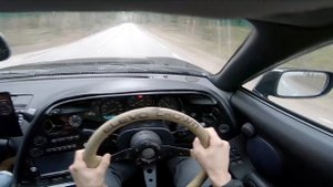 600hp Toyota Supra 2JZ with awesome turbo sound - POV DRIVING (external mic)