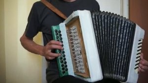 Простые частушки для начинающих, разбор на гармони №-47 с цифрами