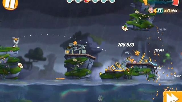 angry birds 2. разгром реда ! баблс слегка подтолкнул босса ! смотреть онлайн