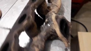 Сварка лопнувшего чугунного коллектора.