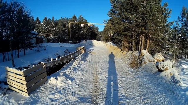 Сюрприз от строителей на пути к лыжной базе смотреть онлайн