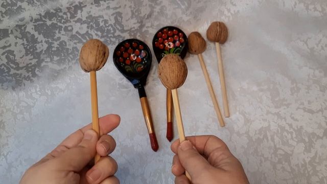 Как сделать детский шумовой инструмент "ложки" смотреть онлайн