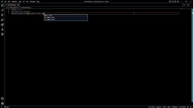 Python Tutorial: Finding Absolute Values of a List Artificial Intelligence Guide Learning Coding Fi смотреть онлайн