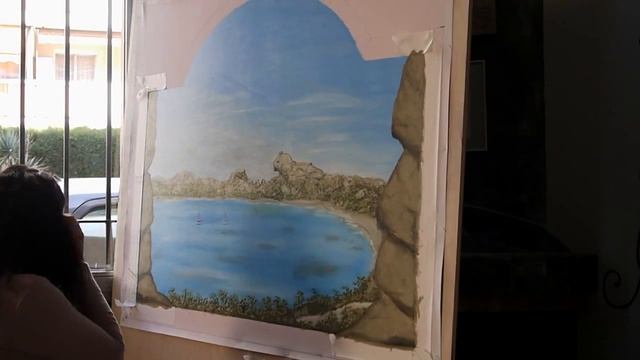 Художественная Роспись Стены на заказ - Как нарисовать за 3 минуты