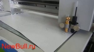 Резка ламинированного магнитного винила на планшетном режущем плоттере HC new