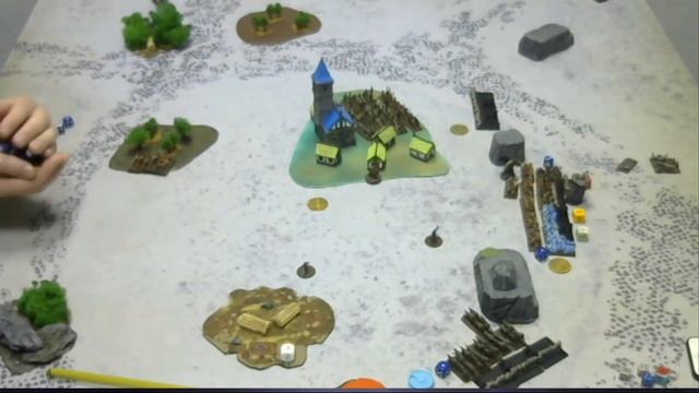 Батлрепорт.Warmaster 1000 pts. Dwarf vs Vampire Counts.
