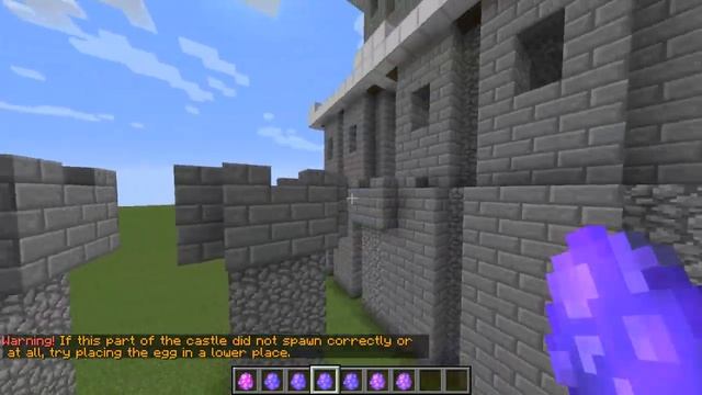 КАК ПОСТРОИТЬ ЗАМОК В МАЙНКРАФТЕ ОДНОЙ КОМАНДОЙ? смотреть онлайн