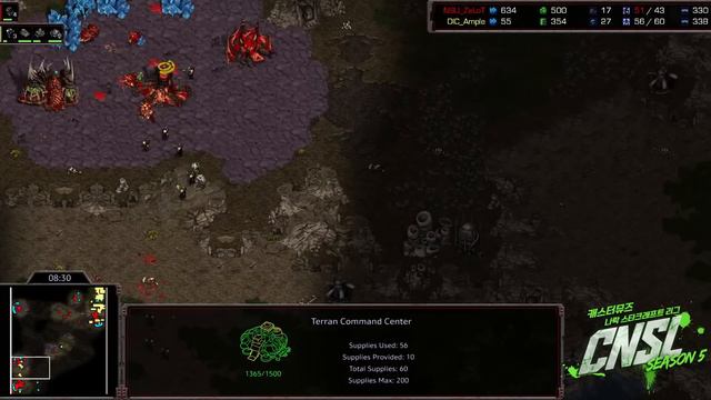 StarCraft 1: AMAZING, MUST WATCH TVZ!! - ZeLoT vs Ample | CNSL 5 смотреть онлайн