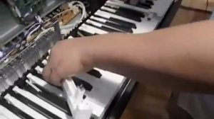 Yamaha Clavinova how to replace the keys