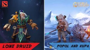Mobile Legends (ML) vs Dota 2 | Heroes Design Comparison