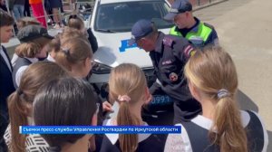 Росгвардия и ГИБДД провели для школьников Иркутска профилактическую акцию