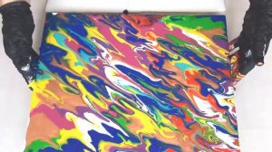 Акриловая заливка. Творческие будни. Разные техники