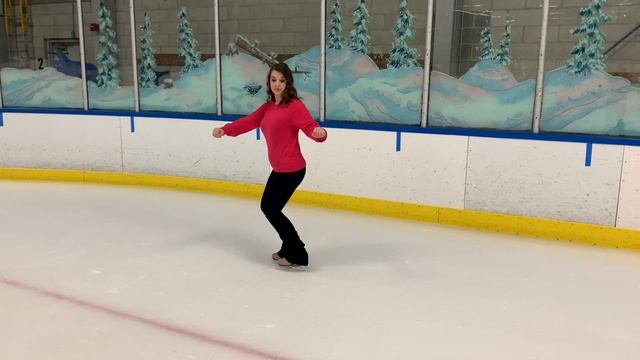 Learn The Hockey Stop in Figure Skates! - Ice Skating Tutorial смотреть онлайн