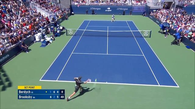 Tomas Berdych vs. Jenson Brooksby | US Open 2019 R1 Highlights смотреть онлайн